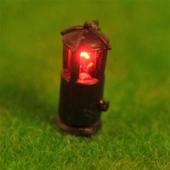 HO OO Scale 5Pcs 6V DIY Model LED Garden Light Lamp Street Lamppost Architecture Street Construction Sand Table Material