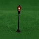 HO OO Scale 5Pcs 6V DIY Model LED Garden Light Street Lampost For Architecture Street Construction Sand Table Material