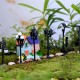 HO OO Scale 5Pcs Mini Street Light Lamp Resin Craft Antique Imitation Fairy Garden Home Miniature DIY Micro Landscape