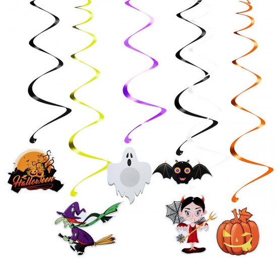 Halloween Balloon Set Letter Flag Banner Ballnoon Decoration