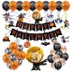 Halloween Balloon Set Letter Flag Banner Ballnoon Decoration