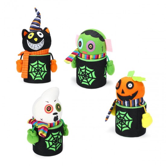 Halloween Candy Box Doll Pumpkin Ghost Sugar Cookie Trick Storage Case Decor Halloween Candy Box Doll Pumpkin Ghost Sugar Cookie Trick Storage Case Decor