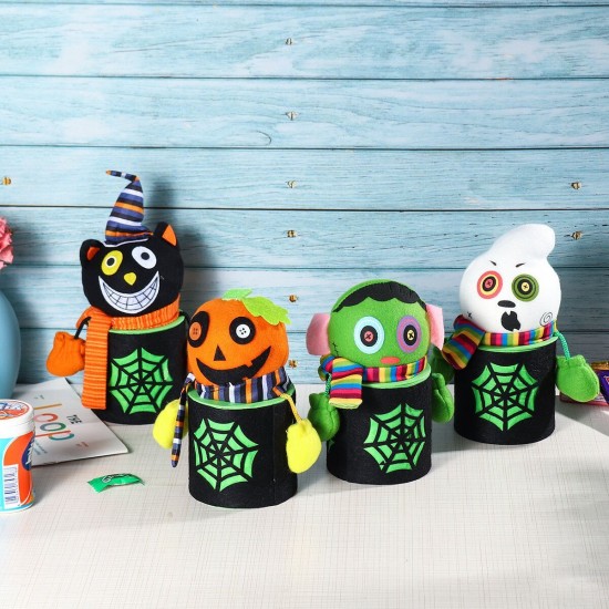 Halloween Candy Box Doll Pumpkin Ghost Sugar Cookie Trick Storage Case Decor Halloween Candy Box Doll Pumpkin Ghost Sugar Cookie Trick Storage Case Decor