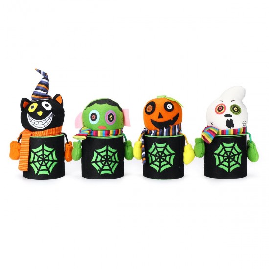 Halloween Candy Box Doll Pumpkin Ghost Sugar Cookie Trick Storage Case Decor Halloween Candy Box Doll Pumpkin Ghost Sugar Cookie Trick Storage Case Decor