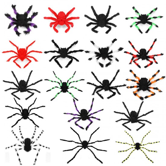 Halloween Carnival Spiders Horror Decoration Haunted House Spider Party Decoration Toys