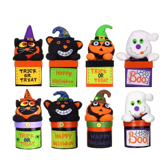 Halloween Doll Candy Box Pumpkin Ghost Sugar Cookie Case Child Kids Sweet Gift Halloween Doll Candy Box Pumpkin Ghost Sugar Cookie Case Child Kids Sweet Gift