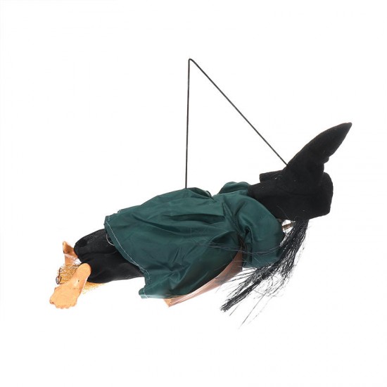 Halloween Hanging Witch Horror Voice Flashing Red Eyes Party Decor Haunted House Decorations