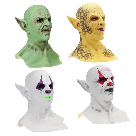 Halloween Imp Mask Headgear Demon Clown Vampire Orc Mask Halloween Imp Mask Headgear Demon Clown Vampire Orc Mask