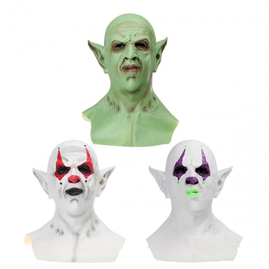 Halloween Imp Mask Headgear Demon Clown Vampire Orc Mask Halloween Imp Mask Headgear Demon Clown Vampire Orc Mask