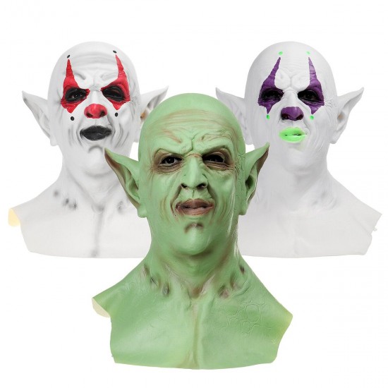 Halloween Imp Mask Headgear Demon Clown Vampire Orc Mask