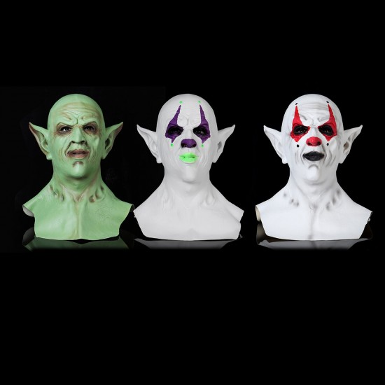 Halloween Imp Mask Headgear Demon Clown Vampire Orc Mask Halloween Imp Mask Headgear Demon Clown Vampire Orc Mask
