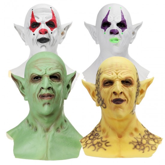 Halloween Imp Mask Headgear Demon Clown Vampire Orc Mask