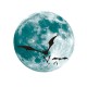 Halloween Moon Bat Glow In Dark Wall Sticker Luminous Removable Party Room Decorations Halloween Moon Bat Glow In Dark Wall Sticker Luminous Removable Party Room Decorations