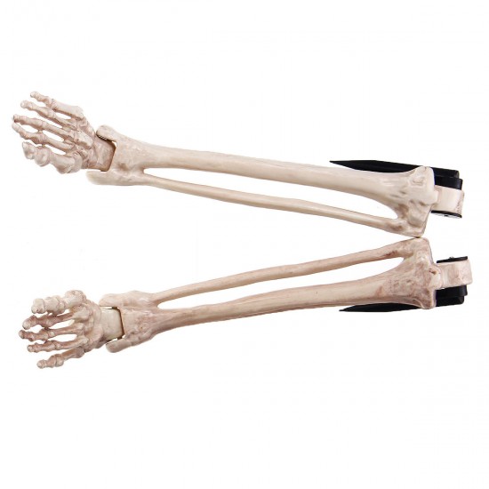 Halloween Scary Horror Skeleton Decorations Head Bones Skull Hand Outdoor Prop Party