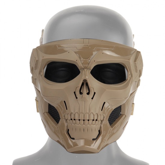 Halloween Skull Tactical Airsoft Mask Paintball CS Military Protective Full Face Helmet