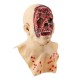 Halloween Zombie Mask Latex Face Melting Walking Dead Bloody Scary Head Costume