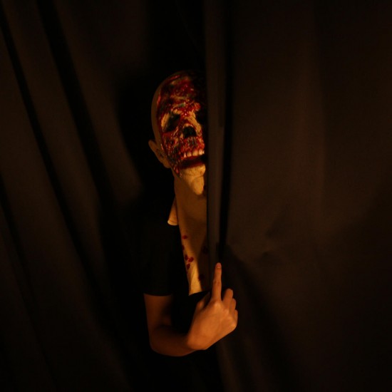 Halloween Zombie Mask Latex Face Melting Walking Dead Bloody Scary Head Costume Halloween Zombie Mask Latex Face Melting Walking Dead Bloody Scary Head Costume