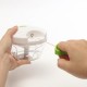 Hand Held Manual Food Processor Handpower Vegetable Onion Fruit Twister Chopper Cutter Slicer Peeler