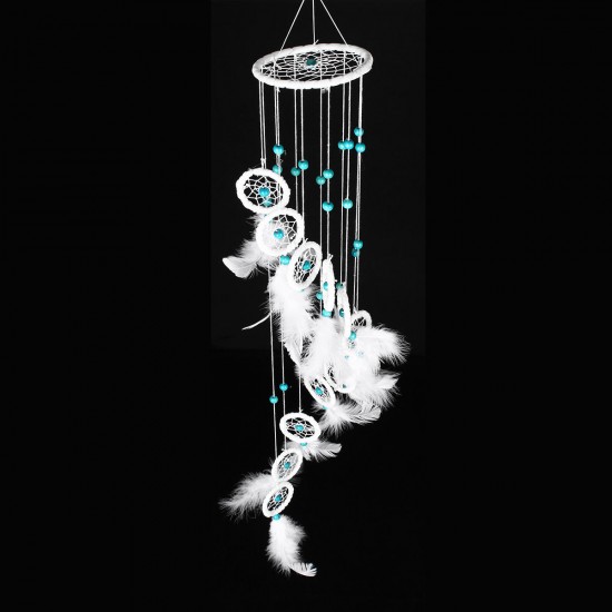 Handcraft Dream Catcher With Feathers Bead Wall Hanging Decorations Ornament Handcraft Dream Catcher With Feathers Bead Wall Hanging Decorations Ornament