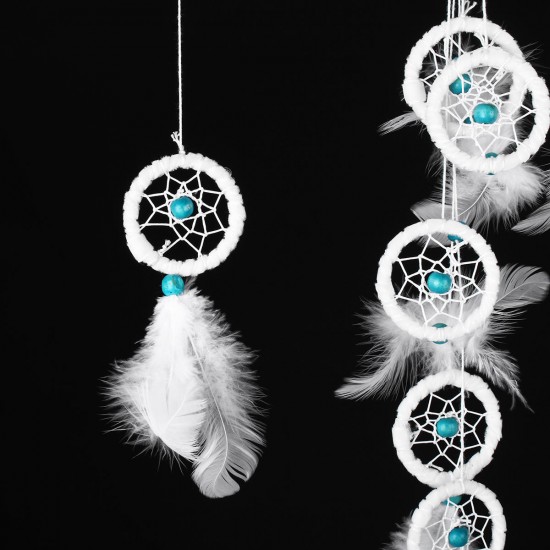 Handcraft Dream Catcher With Feathers Bead Wall Hanging Decorations Ornament