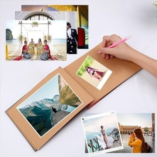 Handmade DIY Family Scrapbook Retro Wedding Photo Album Anniversary Scrapbook Handmade DIY Family Scrapbook Retro Wedding Photo Album Anniversary Scrapbook