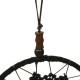 Handmade Dream Catcher Black Feather Wood Beads Balcony Room Wall Hanging Decorations