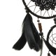 Handmade Dream Catcher Black Feather Wood Beads Balcony Room Wall Hanging Decorations