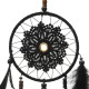 Handmade Dream Catcher Black Feather Wood Beads Balcony Room Wall Hanging Decorations Handmade Dream Catcher Black Feather Wood Beads Balcony Room Wall Hanging Decorations