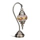 Handmade Swan Lamp Vintage Glass Turkish Style Bedside Home Table Night Light
