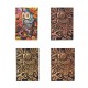 Handmade Vintage 3D Embossed Owl Travel Diary Notebook Journal Leather Notepad