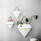 Hanging Basket Nordic Geometric White Ceramic Wall Hanging Flower Pot Hydroponics Family Plant Potted Hanging Basket Nordic Geometric White Ceramic Wall Hanging Flower Pot Hydroponics Family Plant Potted