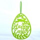 Hanging Ornament Easter Eggs Bunny Pendant Egg Shape Gifts Wall Door Decorations