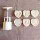 Heart Stamps Moon Cake Mould 3D DIY Mooncake Mold Mid-autumn Festival Baking Accessories Heart Stamps Moon Cake Mould 3D DIY Mooncake Mold Mid-autumn Festival Baking Accessories