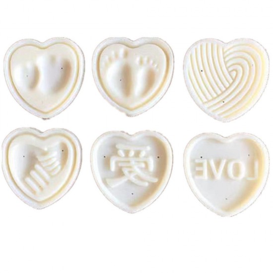 Heart Stamps Moon Cake Mould 3D DIY Mooncake Mold Mid-autumn Festival Baking Accessories Heart Stamps Moon Cake Mould 3D DIY Mooncake Mold Mid-autumn Festival Baking Accessories