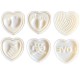 Heart Stamps Moon Cake Mould 3D DIY Mooncake Mold Mid-autumn Festival Baking Accessories