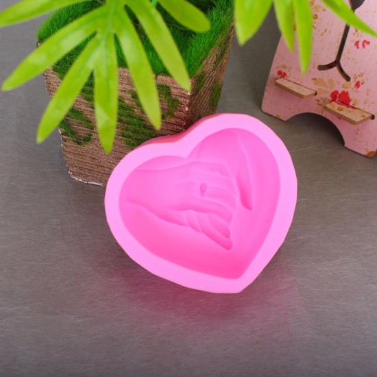 Heart Wedding Silicone Soap Bar Mold Candle Mold DIY Craft Plaster Resin Mould Heart Wedding Silicone Soap Bar Mold Candle Mold DIY Craft Plaster Resin Mould