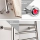 Heated Towel Warmer Holder Stainless Steel Wall Mounted Electric Heated Towel Rail Bathroom Towel Rack Dryer Heated Towel Warmer Holder Stainless Steel Wall Mounted Electric Heated Towel Rail Bathroom Towel Rack Dryer