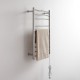Heated Towel Warmer Holder Stainless Steel Wall Mounted Electric Heated Towel Rail Bathroom Towel Rack Dryer
