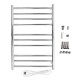 Heated Towel Warmer Holder Stainless Steel Wall Mounted Electric Heated Towel Rail Bathroom Towel Rack Dryer Heated Towel Warmer Holder Stainless Steel Wall Mounted Electric Heated Towel Rail Bathroom Towel Rack Dryer