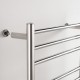 Heated Towel Warmer Holder Stainless Steel Wall Mounted Electric Heated Towel Rail Bathroom Towel Rack Dryer