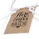 Here Comes the Bride Wedding Banner Party Burlap Bunting Garland Photo Booth Decorations Here Comes the Bride Wedding Banner Party Burlap Bunting Garland Photo Booth Decorations