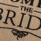 Here Comes the Bride Wedding Banner Party Burlap Bunting Garland Photo Booth Decorations