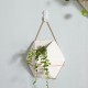 Hexagon Wall Fence Art Hanging Green Plant Flower Pot Ceramic Planter Holder Hexagon Wall Fence Art Hanging Green Plant Flower Pot Ceramic Planter Holder