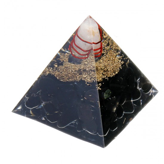 Himalayas Stone Pyramid Energy Generator Tower Home Ornament Decorations Reiki Healing Crystal