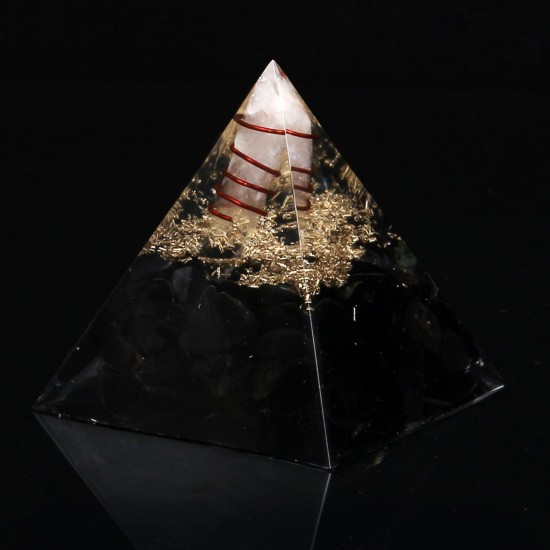 Himalayas Stone Pyramid Energy Generator Tower Home Ornament Decorations Reiki Healing Crystal