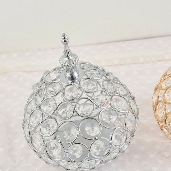 Hollow Crystal Tealight Candle Lantern Holders Gold Silver Party Dinner Table Centerpieces Home Wedding Decors Hollow Crystal Tealight Candle Lantern Holders Gold Silver Party Dinner Table Centerpieces Home Wedding Decors