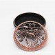 Hollow Out Incense Coil Burner Alloy Holder Elegant Tibet Yoga Meditation Home Temple Decor