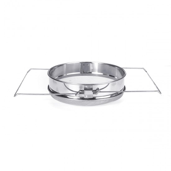 Honey Strainer Extractor Filter Stainless Steel Mesh Double-layer Sieve Honey Strainer Extractor Filter Stainless Steel Mesh Double-layer Sieve