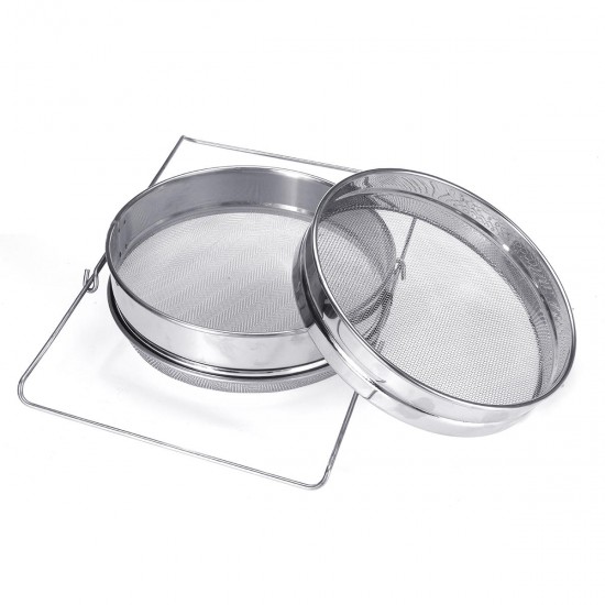 Honey Strainer Extractor Filter Stainless Steel Mesh Double-layer Sieve Honey Strainer Extractor Filter Stainless Steel Mesh Double-layer Sieve