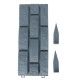 Imitation Grey Brick Courtyard Fence Garden Lawn Edging Plant Border Stone Fence Decorations